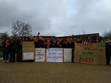 Mobilisation devant le collège Aubrac 