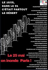 la liste des établissements mobilisés 