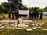 rassemblement devant la DSDEN 